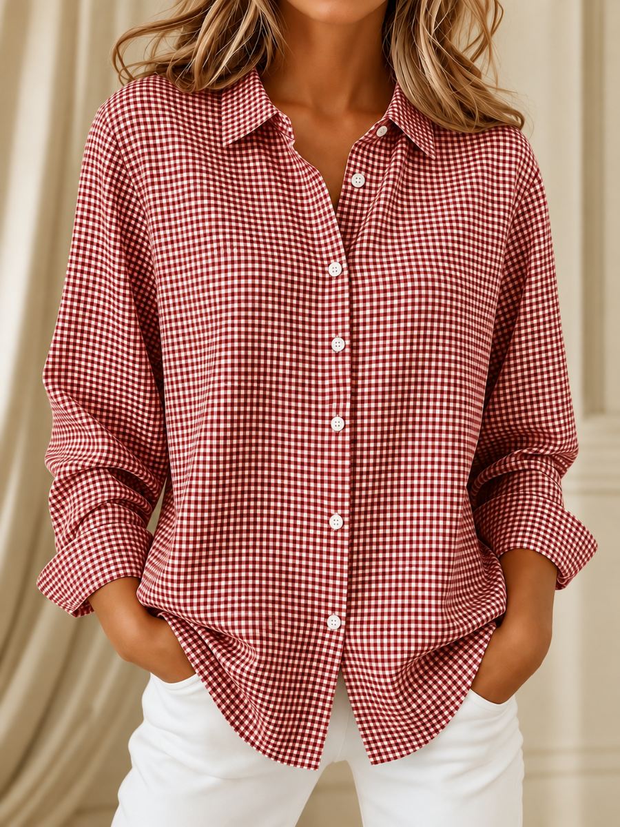 Elowen™ | Chemise boutonnée à carreaux